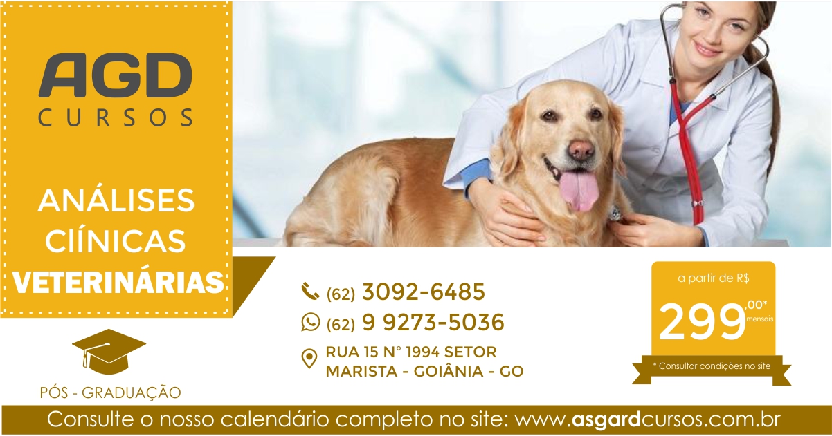 Pós-Graduação em Análises Clínicas Veterinárias